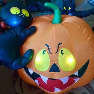 Airblown  Inflatable Jack o Lantern with Lights  Outdoor Decor
